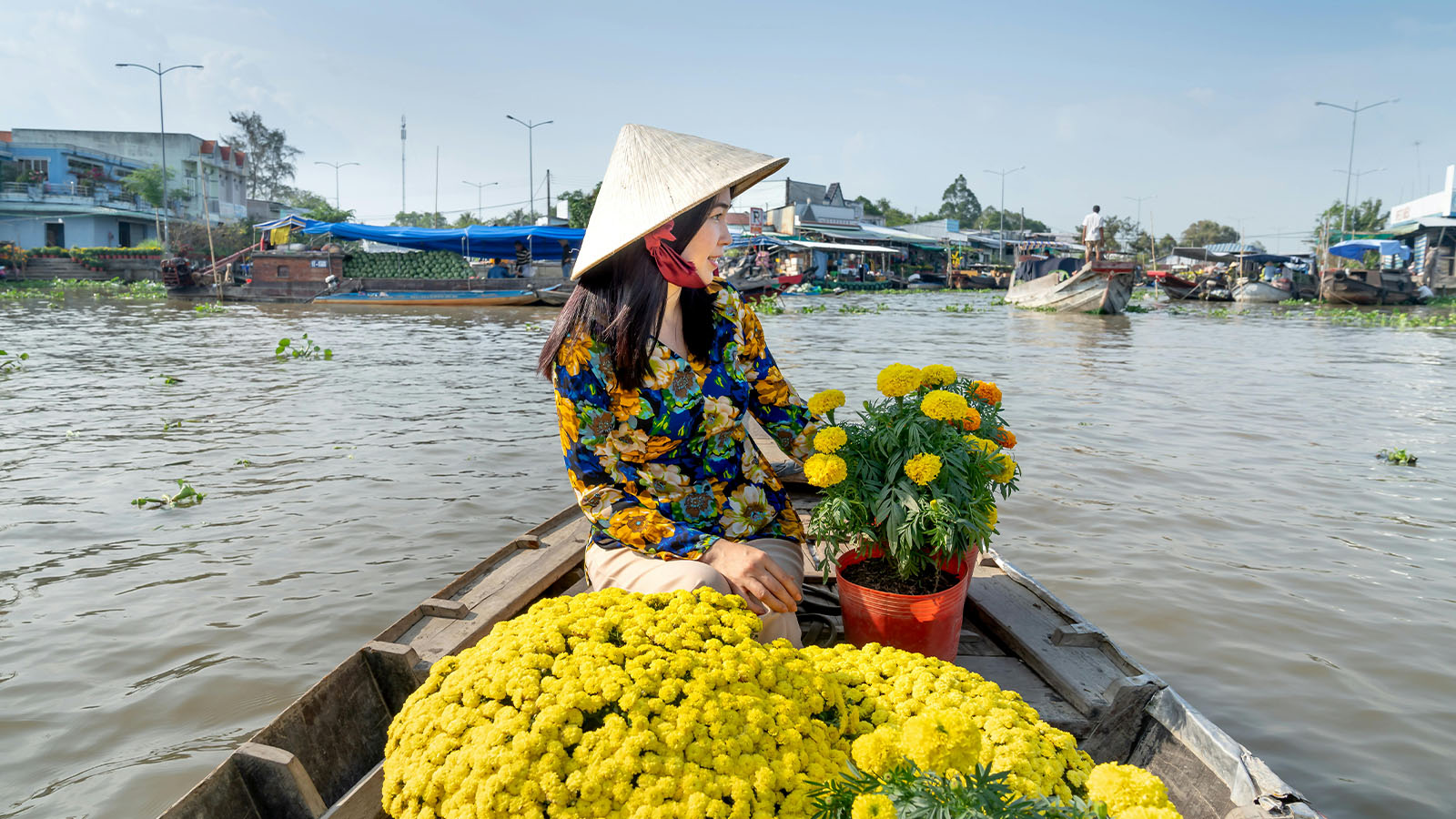 Nga-Nam-Schwimmender Markt -Can Tho